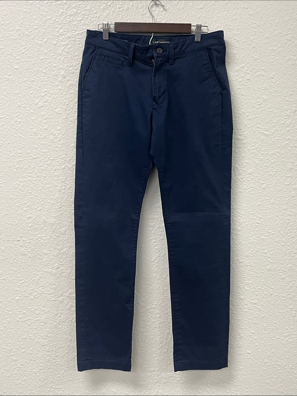 Lucky Brand  Navy Chino Straight Slim Pants31x32 #1147
